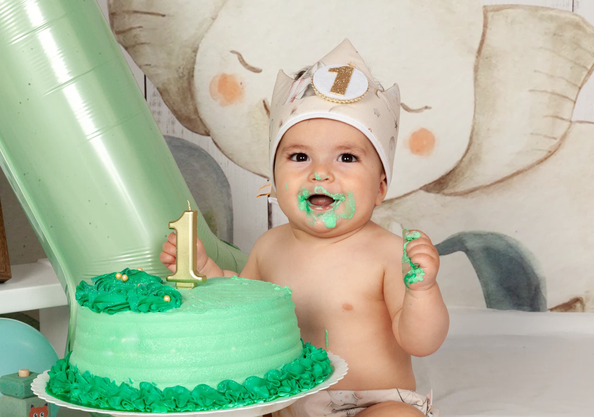 Sesión smash cake — Colomer Fotógrafos